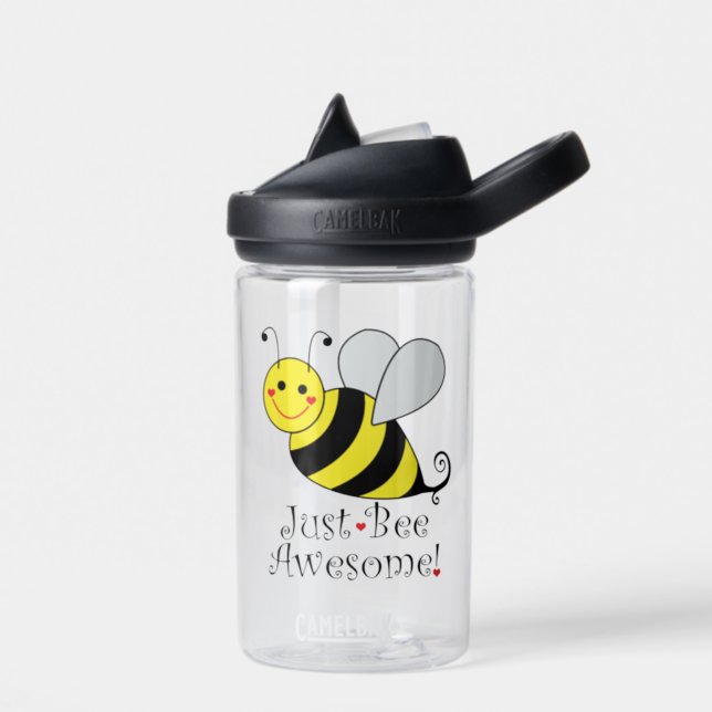 Just Bee Awesome Bumble Bee CamelBak Water Bottle (Left)