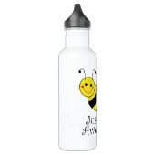 Just Bee Awesome Bumble Bee Stainless Steel Water Bottle (Left)
