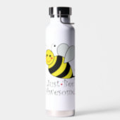 Just Bee Awesome Bumble Bee Water Bottle (Left)