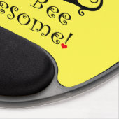 Just Bee Awesome Cute Yellow Bumble Bee Gel Mouse Pad (Right Side)