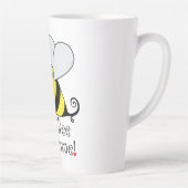 Just Bee Awesome Cute Yellow Bumble Bee Latte Mug (Right)