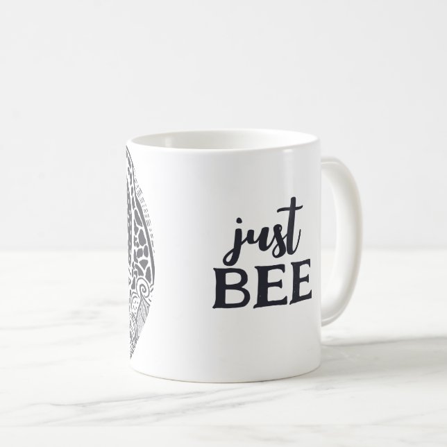 Just Bee Bumble Bee Coffee Mug (Front Right)