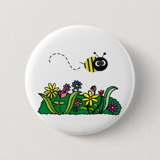 Just Bee Pinback Button