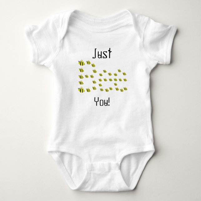 Just Bee You Cute Yellow Bumble Bees Shirt (Front)