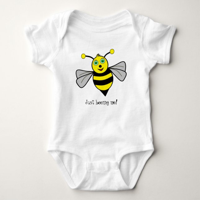 "Just beeing me!" Bee Bodysuit (Front)