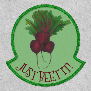Just Beet (Beat) It Funny Red Beet Beetroot Veggie Patch