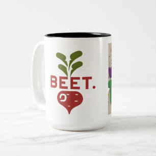 Just Beet It Two-Tone Coffee Mug