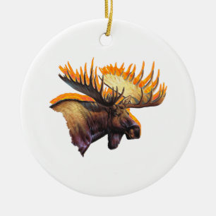 JUST BEFORE SUNSET CERAMIC ORNAMENT