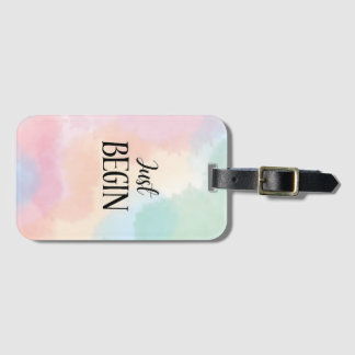 Just Begin Luggage Tag