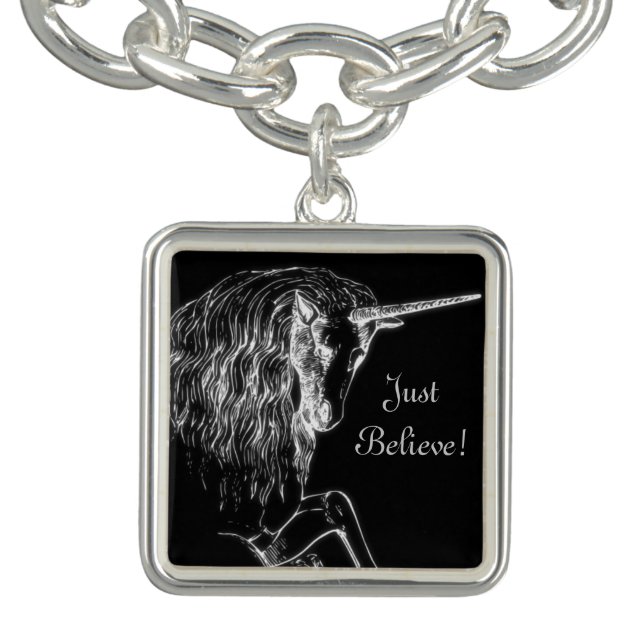 Just Believe Unicorn Bracelet (Design)
