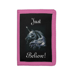 Just Believe Unicorn Tri-fold Wallet