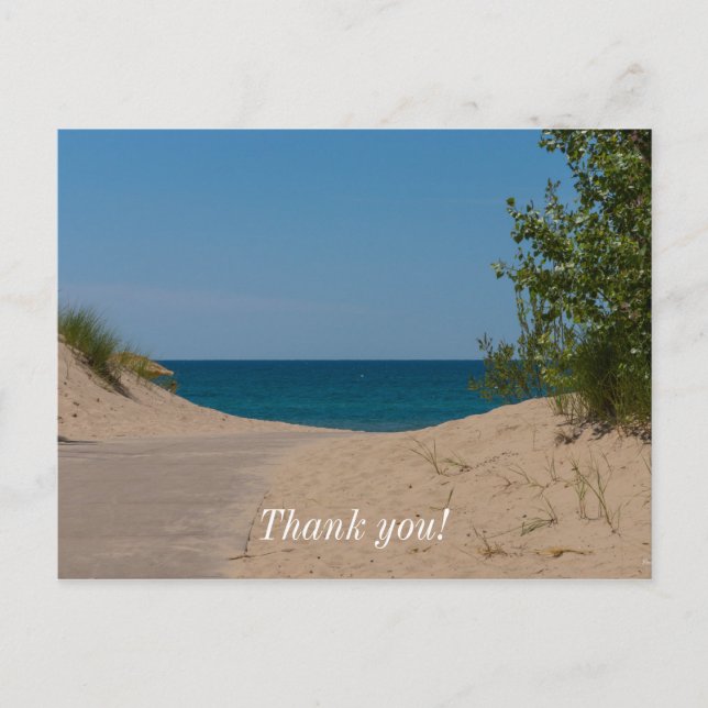 Just Beyond Postcard (Front)