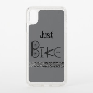 "Just Bike" Graffiti from Bike Parts & Tire Tracks Speck iPhone XS Max Case