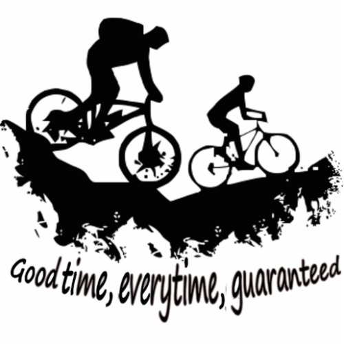 Just Bike Motivational Words  Inspirational Cutout