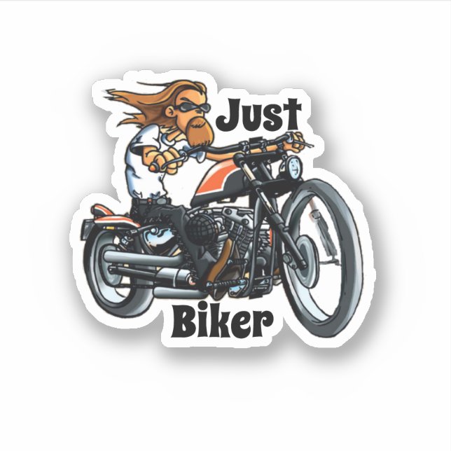 Just biker cut sticker (Front)