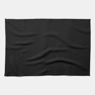 Just black hex code 000000 kitchen towel