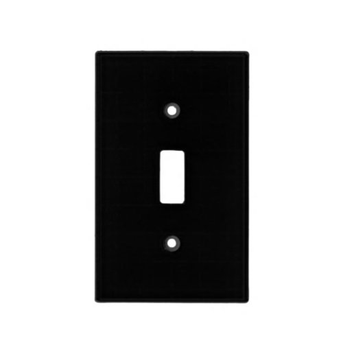 Just black hex code 000000 light switch cover