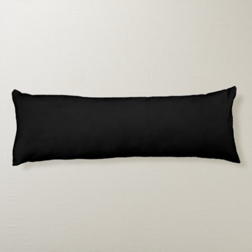 Just black hex code 000000 lumbar pillow