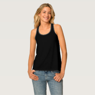 Just black hex code 000000  tank top