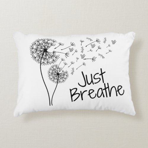 Just Breathe Accent Pillow by Posh Little Finds
