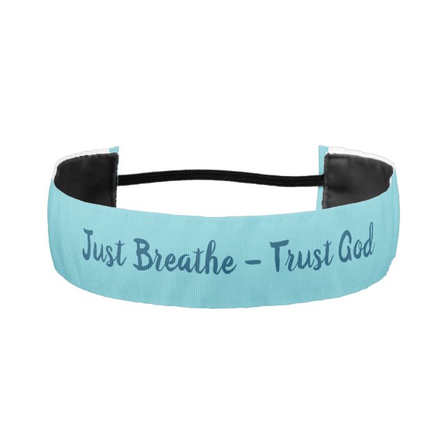 Just Breathe Athletic Headband (Front)