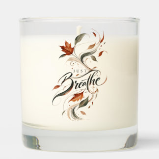 Just Breathe Autumn Leaf Scented Candle