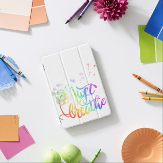 Just breathe | dandelion blowing in the wind iPad mini cover