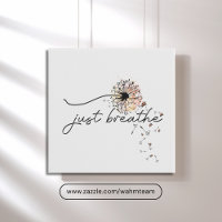 Just Breathe Dandelion Butterfly Inspiration Yoga