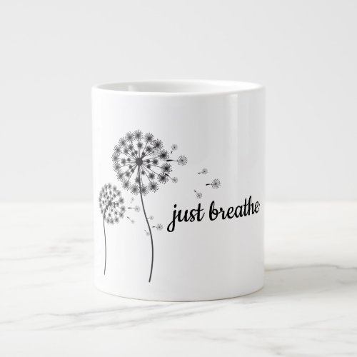 Just Breathe Dandelion Mug