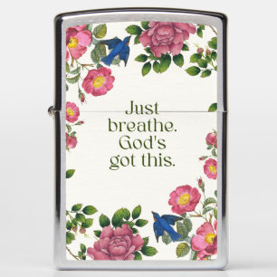 Just Breathe. God's Got This. Zippo Lighter