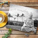 Just Breathe Hawaii Buddha Black and White Photo Jigsaw Puzzle<br><div class="desc">“Just breathe.” Every time I visit the Big Island, I need to go to this Buddha. Something about the splendor of the ocean, the peaceful face, and the solitude of its placement makes me feel calm, serene, and happy. Take a moment to relax whenever work on this beautiful, inspirational black...</div>