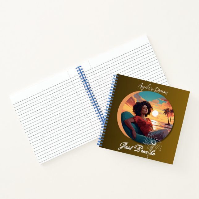 "Just Breathe" Journal (Inside)