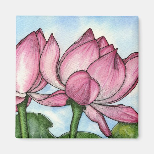 Just Breathe Magnet (Front)