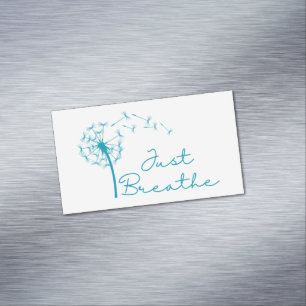 Just Breathe Magnet with Dandelion