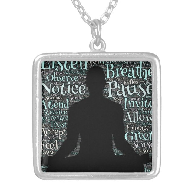 Just Breathe Necklace (Front)