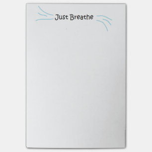 "Just Breathe" Post-It Notes