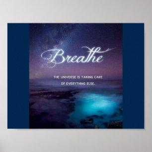 Just breathe poster