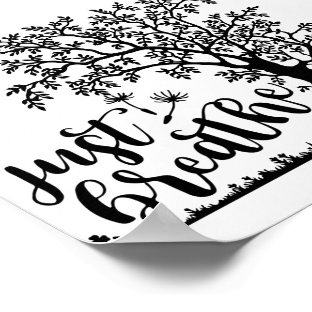 Just Breathe Poster (Corner)