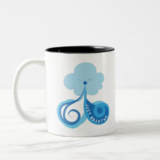 Just Breathe Two-Tone Coffee Mug