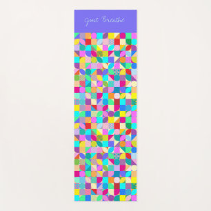 Just Breathe Yoga Meditation Modern Mat