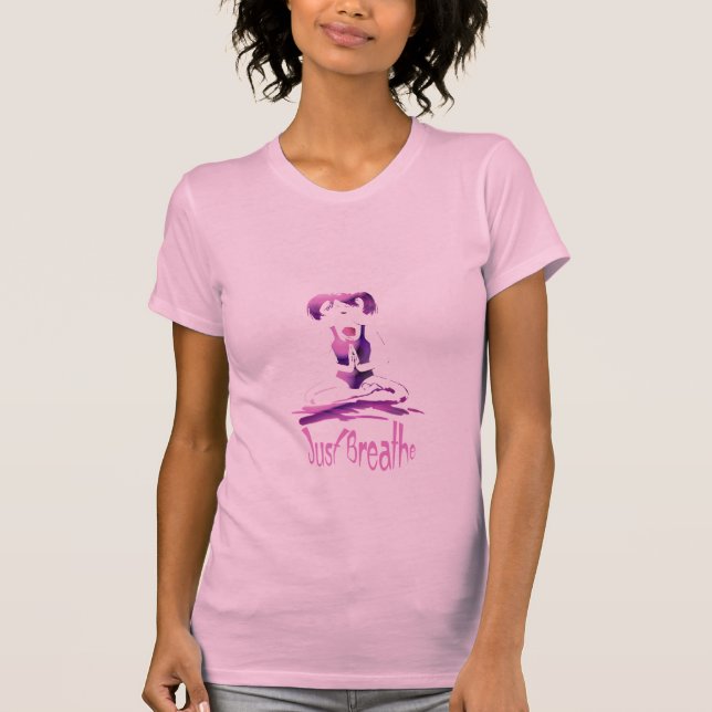 Just Breathe-Yoga T-Shirt (Front)