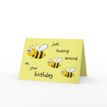 just buzzing around cartoon bee