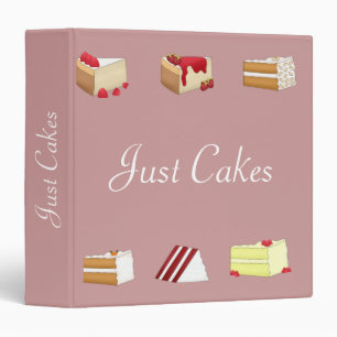 Just Cakes Recipe Binder