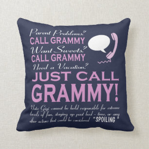 Just call Grammy Throw Pillow
