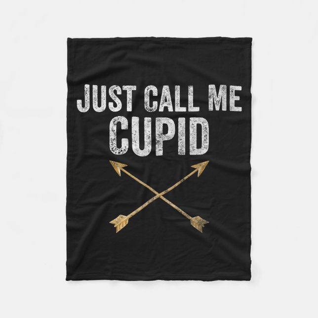Just Call Me Cud Shirt Retro Arrow Valentine Day  Fleece Blanket (Front)