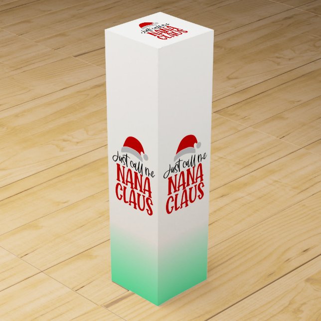 Just Call Me Nana Claus-56768 Wine Box (Front)