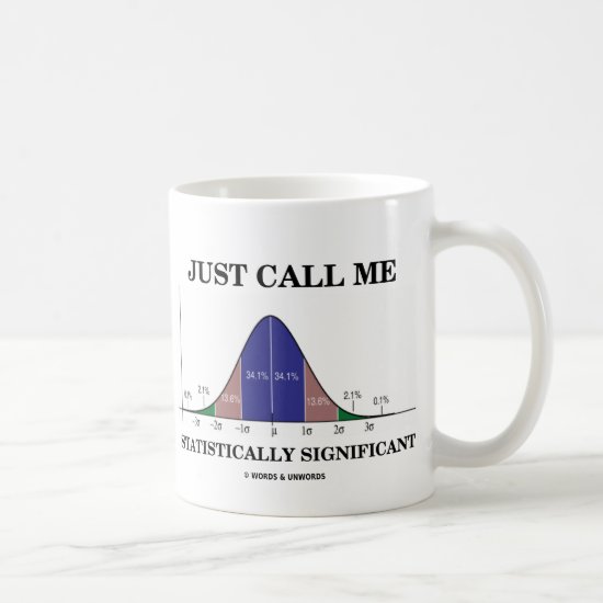 Just Call Me Statistically Significant Coffee Mug