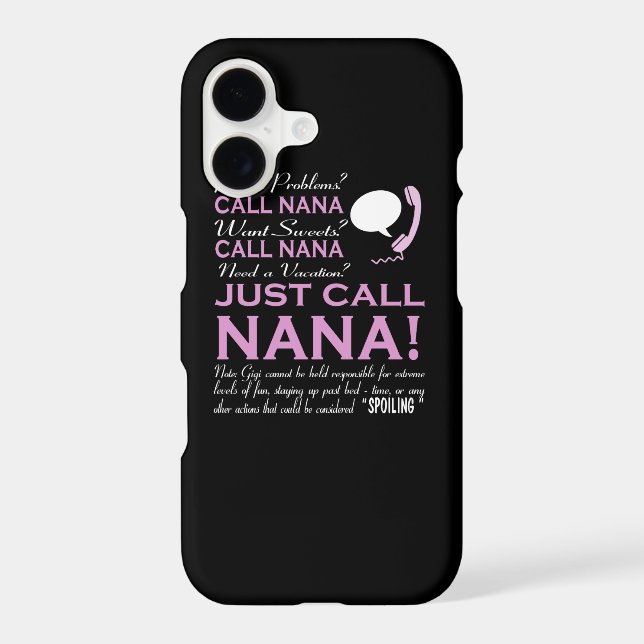 JUST CALL NANA IPHONE CASE (Back)