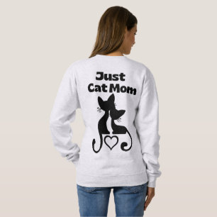 Just Cat Mom – Minimal Cute Cat Lover T-Shirt for  Sweatshirt
