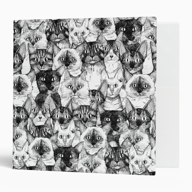 just cats 3 ring binder (Front/Inside)